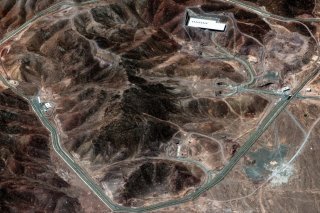 Le site nucléaire de Fordo au sud de Téhéran a été la cible d'une charge complète de bombes américaines dans la nuit de samedi à dimanche. (Photo d'archives). KEYSTONE/EPA/MAXAR TECHNOLOGIES HANDOUT